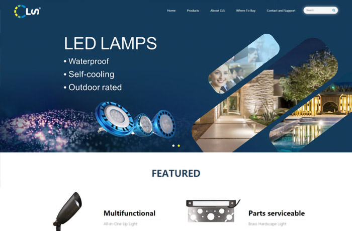 深圳网站制作CLS Outdoor Environments is America's leading landscape lighting manufacturer with over 10 years of combined experience in manufacturing and supplying of many innovative landscape lighting products wh...